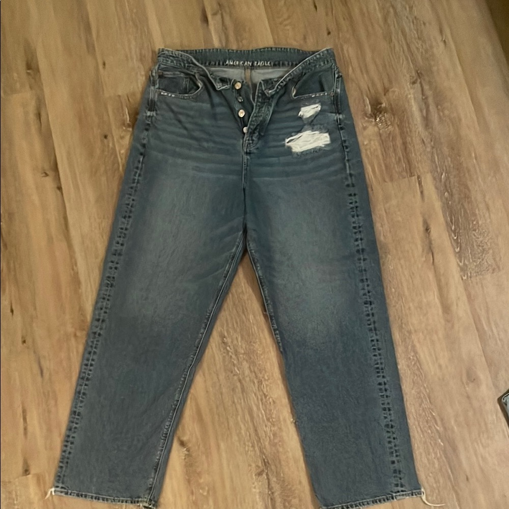 American Eagle Outfitters Blue Boyfriend Jeans
